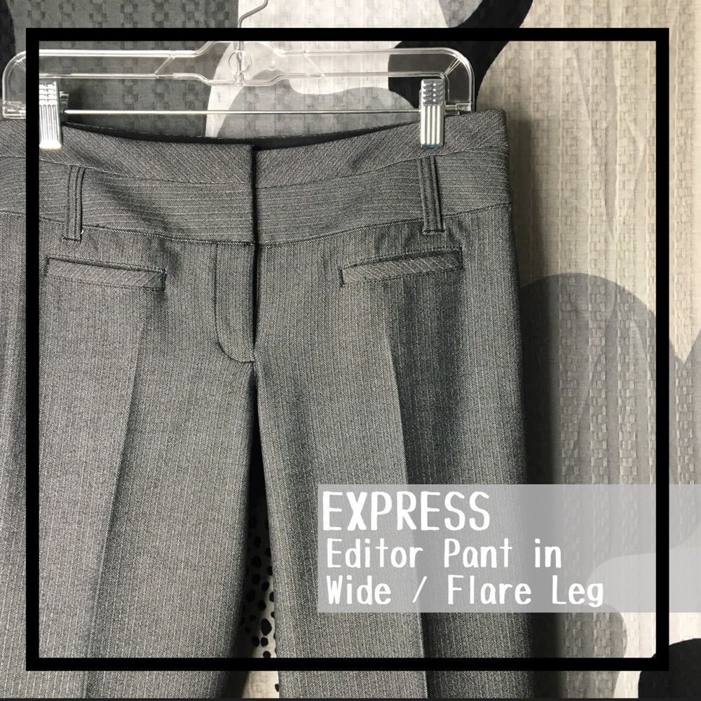 EXPRESS • Editor Pant in Wide/Flare Leg